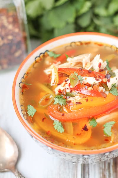 Chicken Soup in a bowl