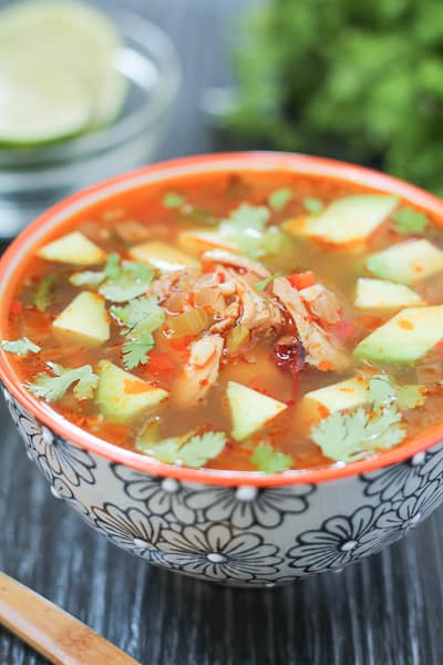 homemade soup in a bowl