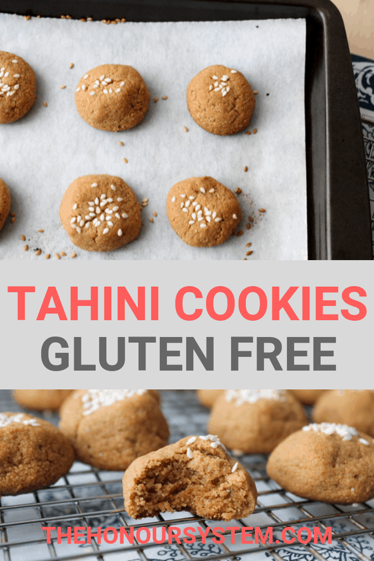 Tahini Cookies - Gluten Free - The Honour System