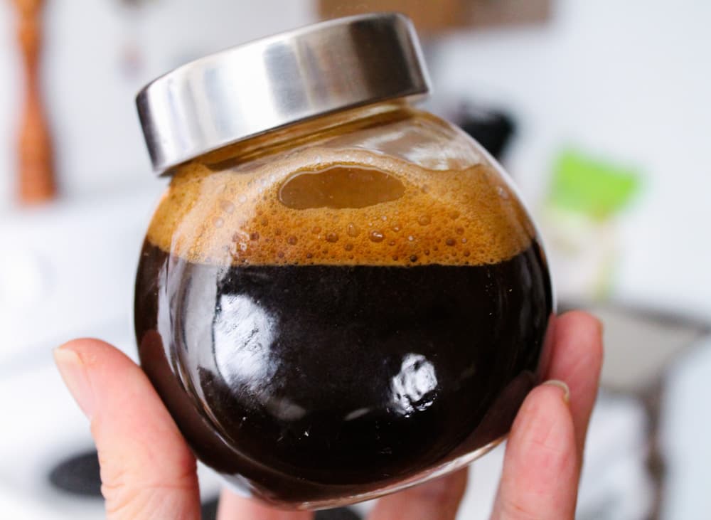 a jar of soy sauce substitute.