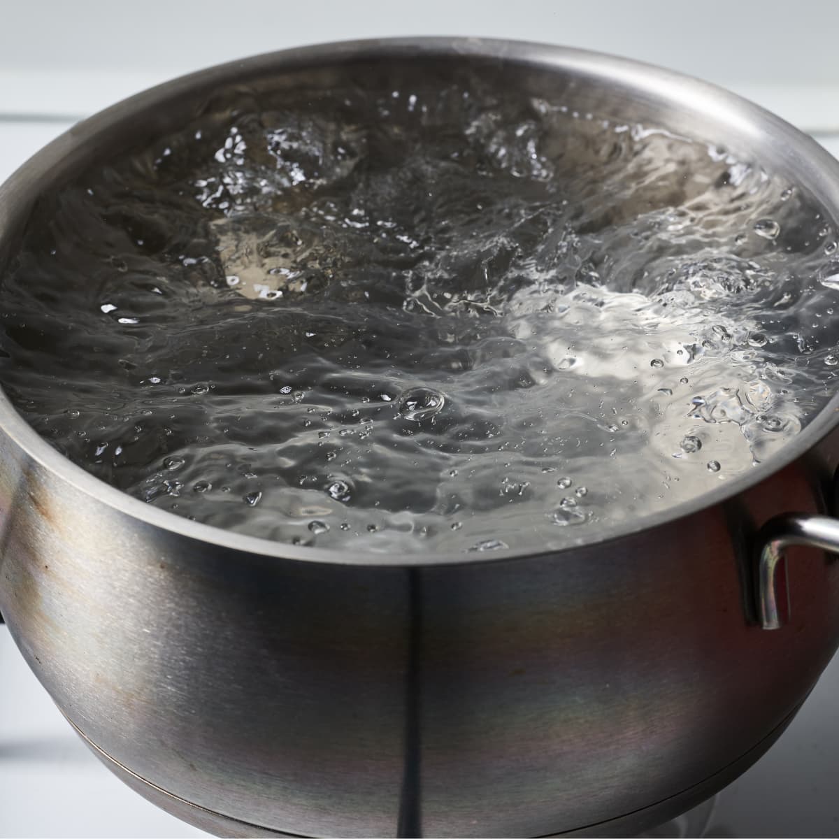 pot of water boiling.