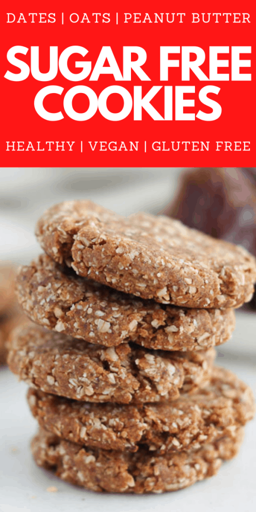 Sugar Free Date Cookies - Only THREE healthy ingredients!