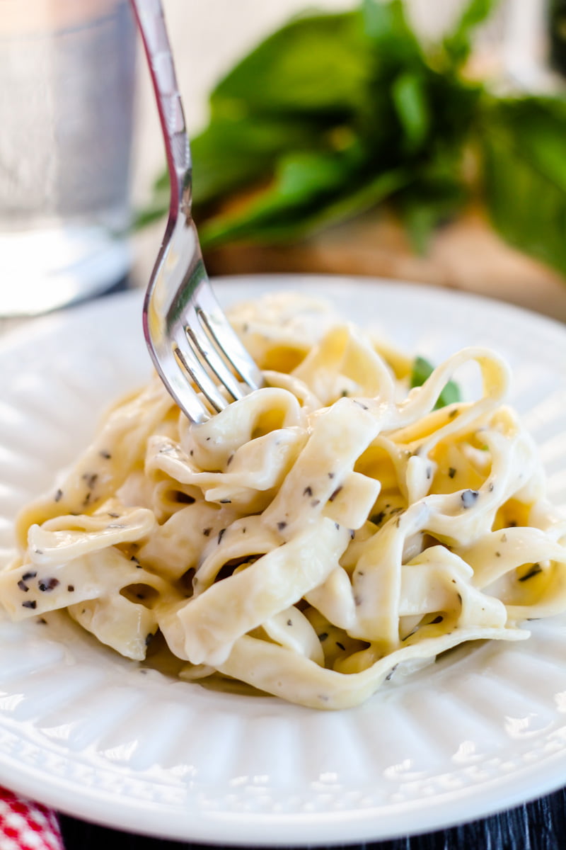 The BEST Vegan Alfredo Sauce - Easy + Creamy Recipe