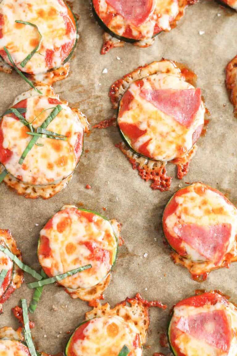 The Best Zucchini Pizza Bites with Simple Ingredients