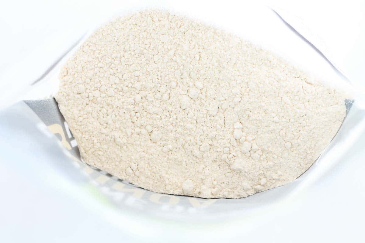 quinoa flour in a bag