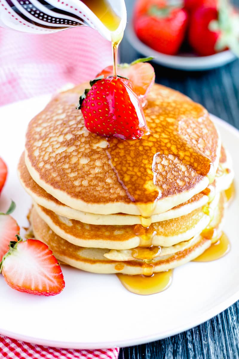 The Easiest + Fluffiest Gluten Free Pancake Recipe - The Honour System