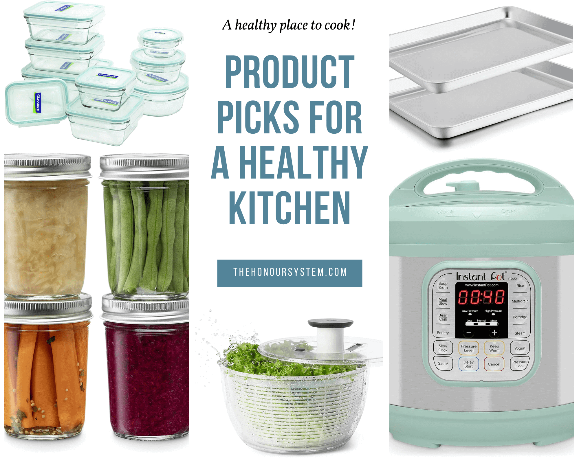 infographic for healthy kitchen products
