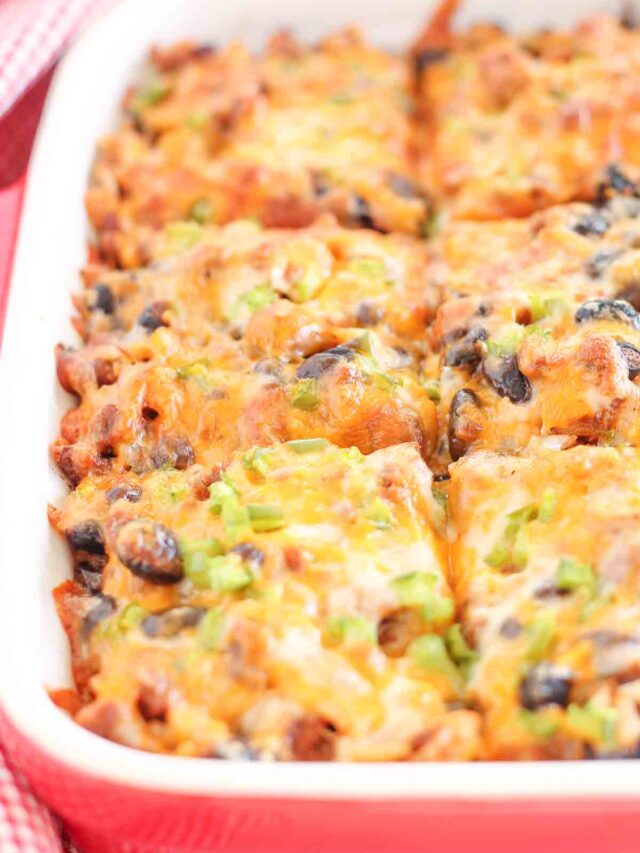 How to Make Tex Mex Casserole with Ground Beef