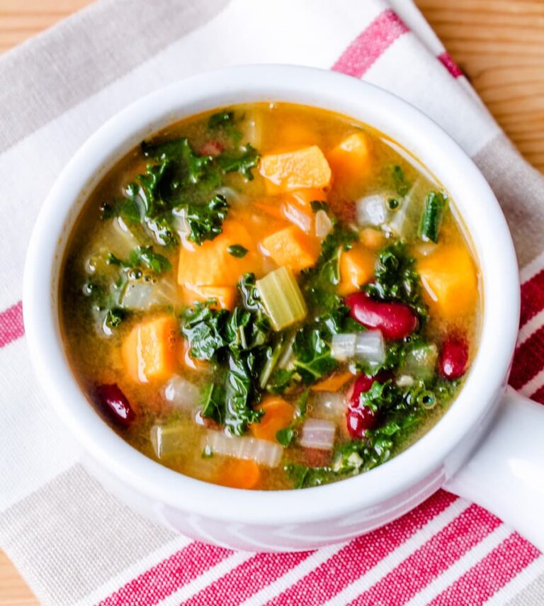 a bowl of detox soup.