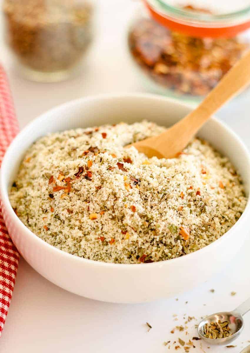 Homemade Italian Style Seasoned Bread Crumbs - Bowl of Delicious