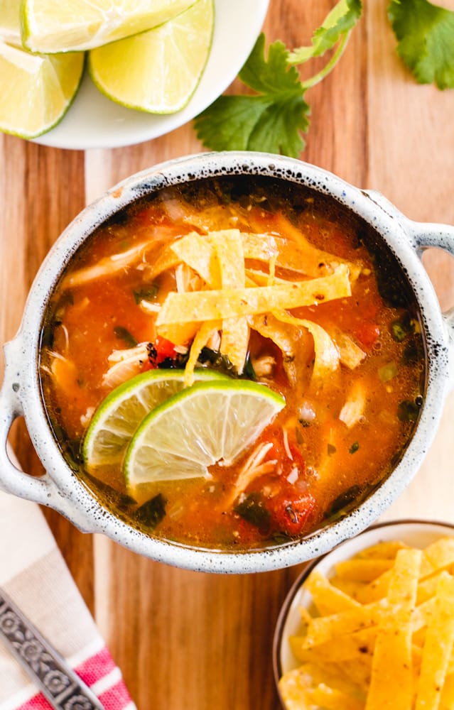 Sopa de Lima - Mexican Chicken Lime Soup - The Honour System