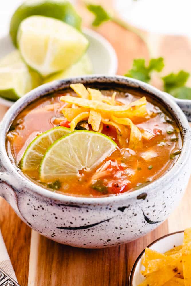 Sopa de Lima - Mexican Chicken Lime Soup - The Honour System