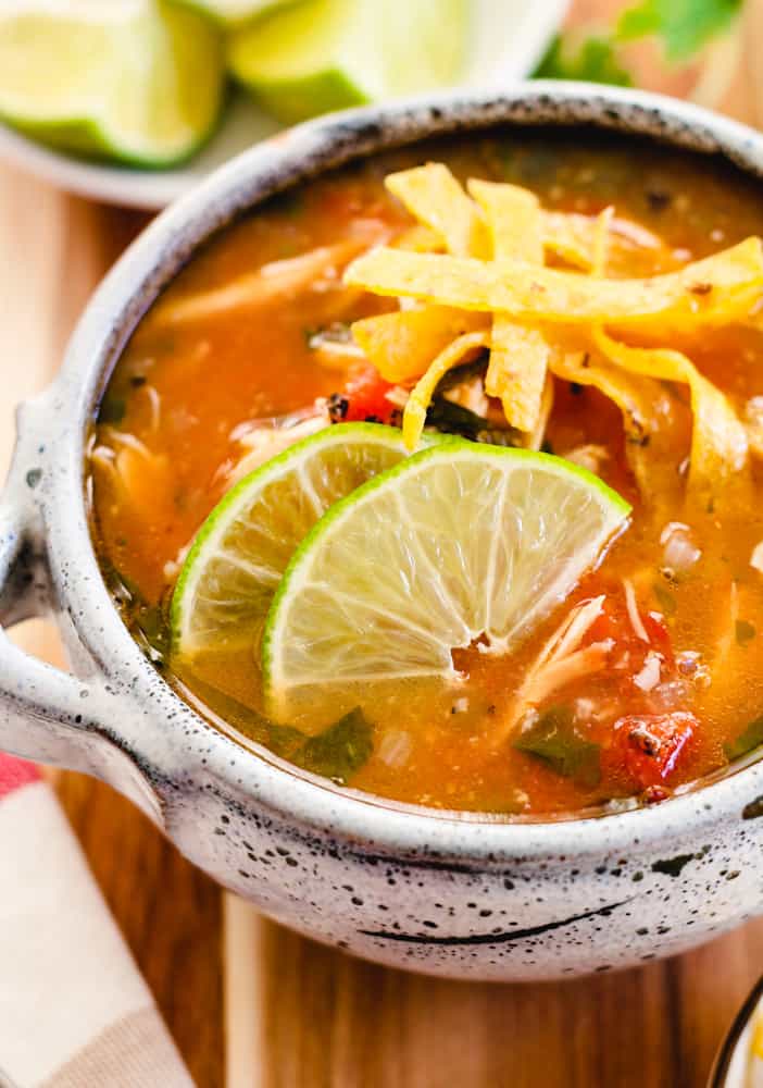 Sopa de Lima - Mexican Chicken Lime Soup - The Honour System