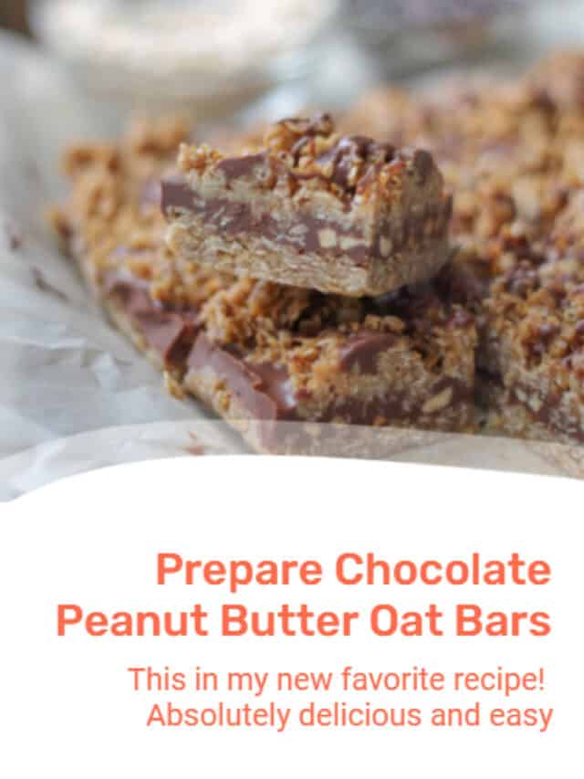 HOW TO MAKE  CHOCOLATE PEANUT BUTTER OAT BARS RECIPE 2021