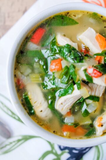 Healthy Chicken Vegetable Soup - Quick and Easy Recipe