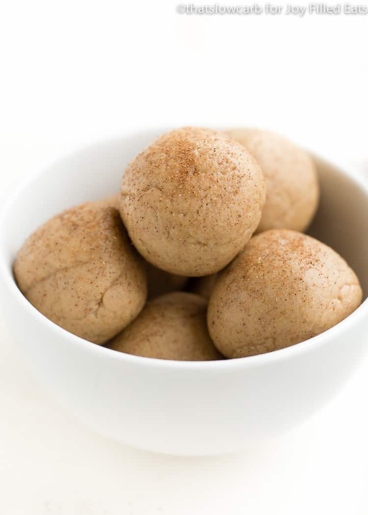 cinnamon protein bites.