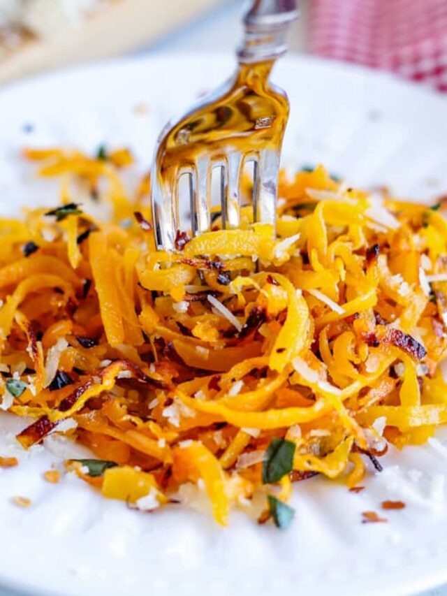 How to Make Roasted Butternut Squash Noodles