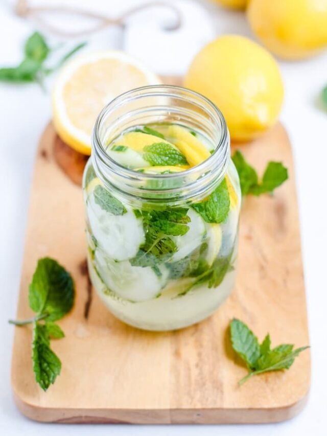 Cucumber Lemon Mint Water Recipe