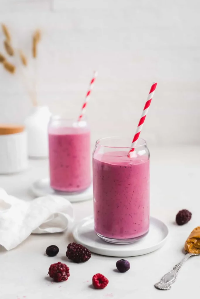 triple berry weight loss smoothie.