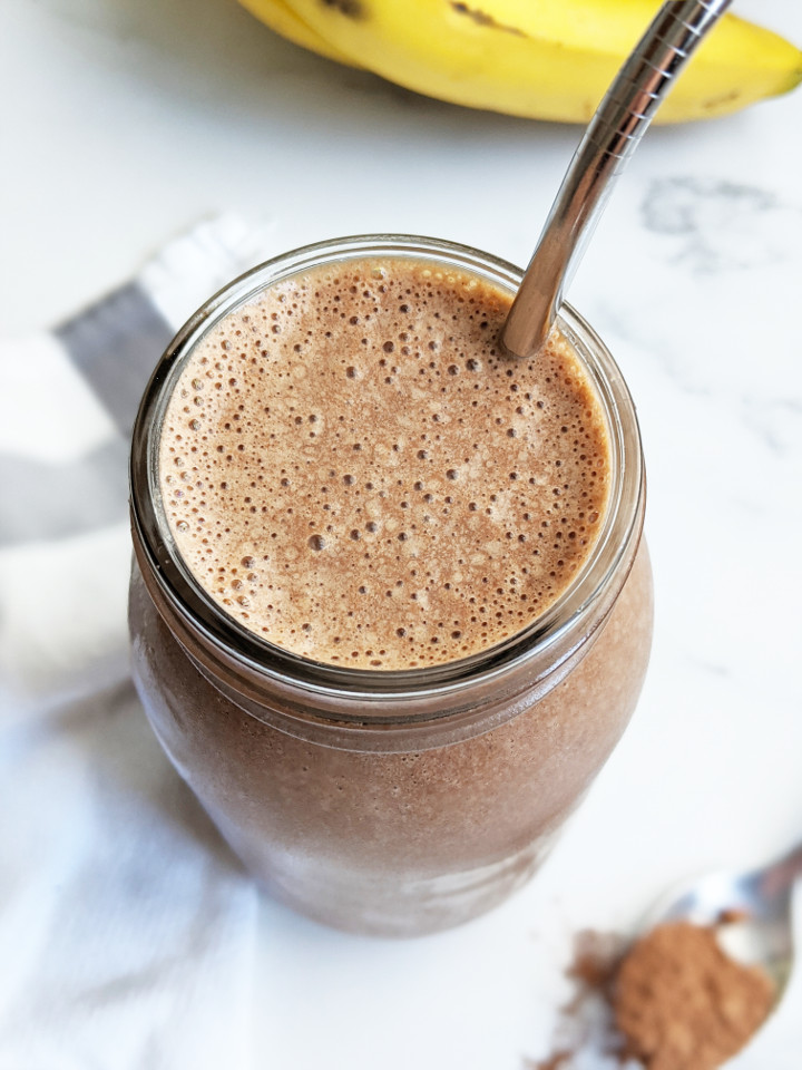 chocolate peanut butter weight loss smoothie.