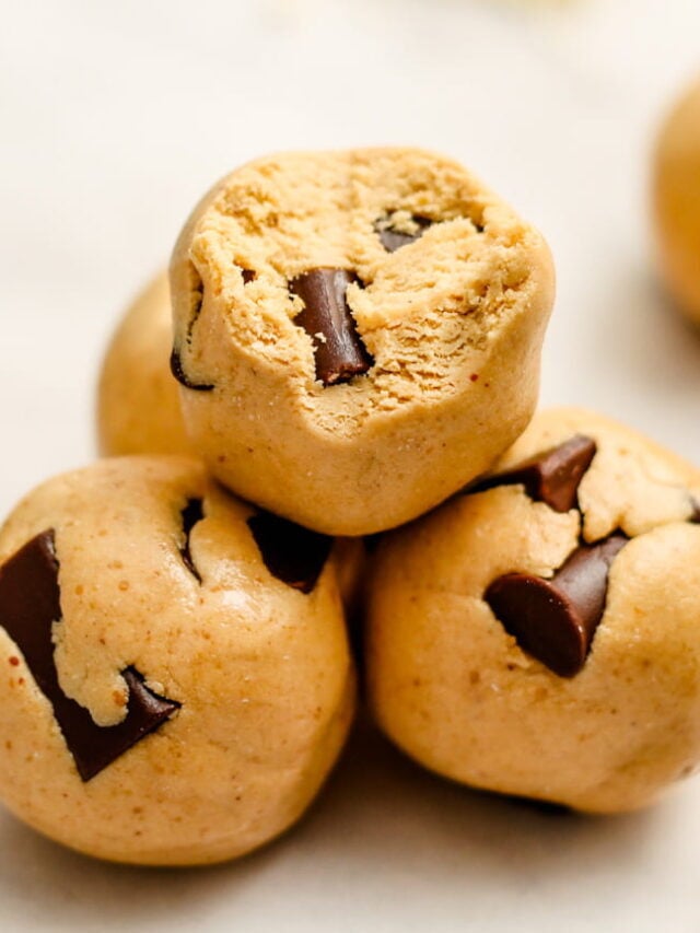 Cookie Dough Protein Balls – Simple + No Bake Recipe