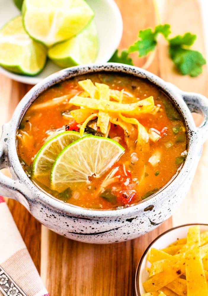Sopa de Lima - Mexican Chicken Lime Soup - The Honour System