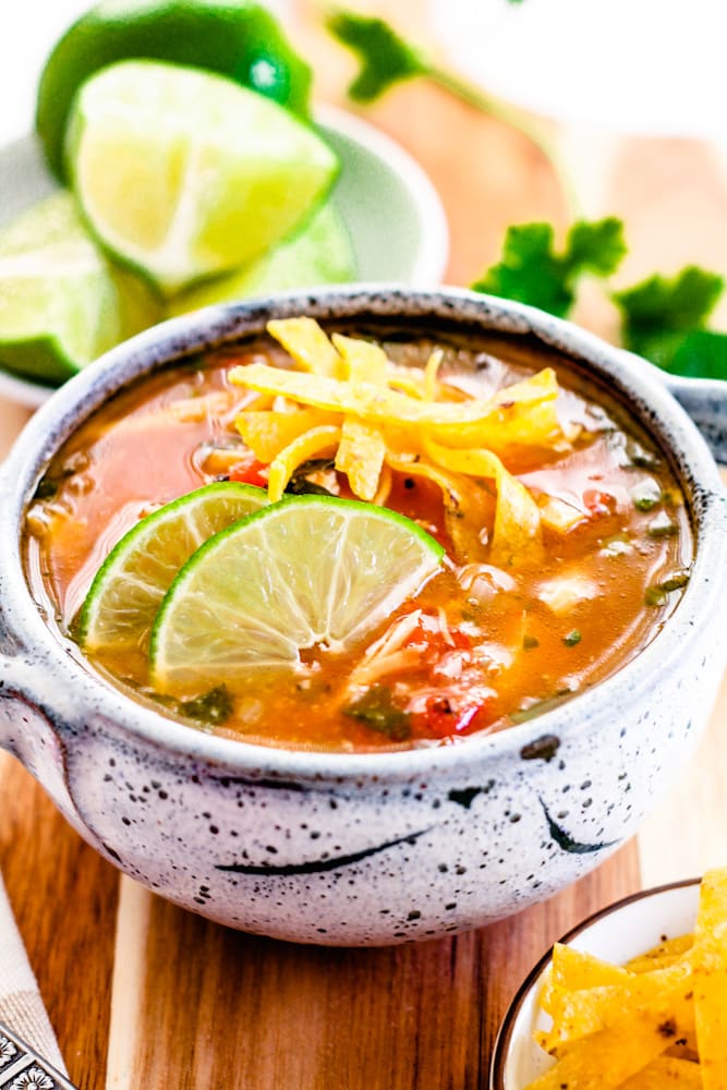 Sopa de Lima - Mexican Chicken Lime Soup - The Honour System