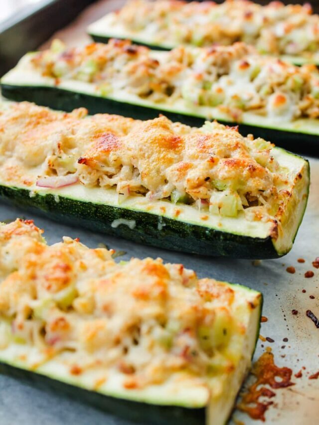 How to Make Stuffed Zucchini Boats – Easy Keto Recipe!