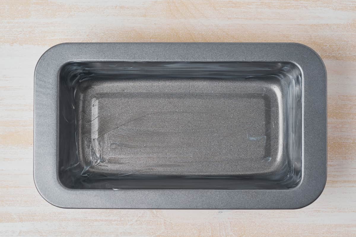 a greased loaf pan.