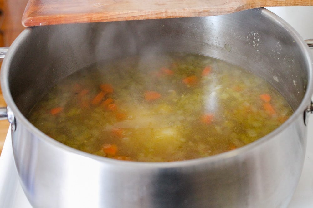 a simmering pot.