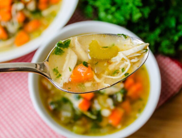 Comforting Chicken Vegetable Quinoa Soup - Gluten Free