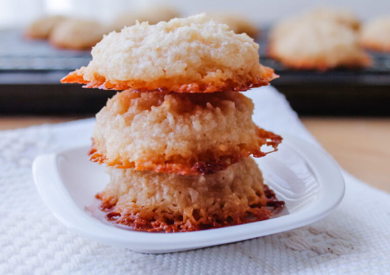 Easy Coconut Macaroons – only FOUR ingredients!