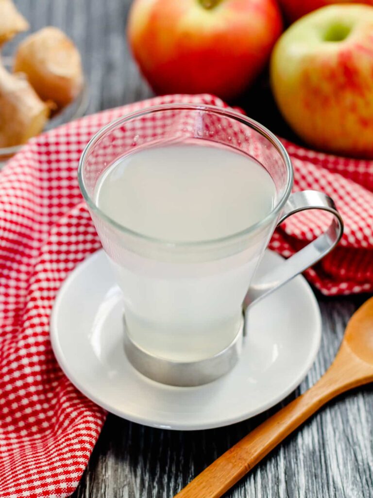 Homemade Ginger + Apple Tea – Made with Apple Cores