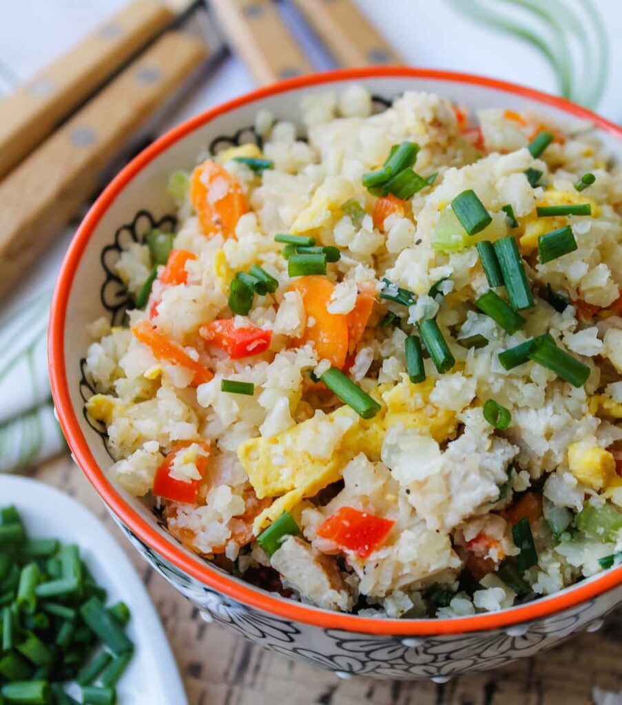 Chicken Cauliflower Fried Rice - The Honour System