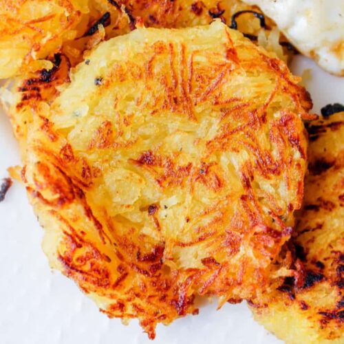 Spaghetti Squash Hash Browns - The Honour System