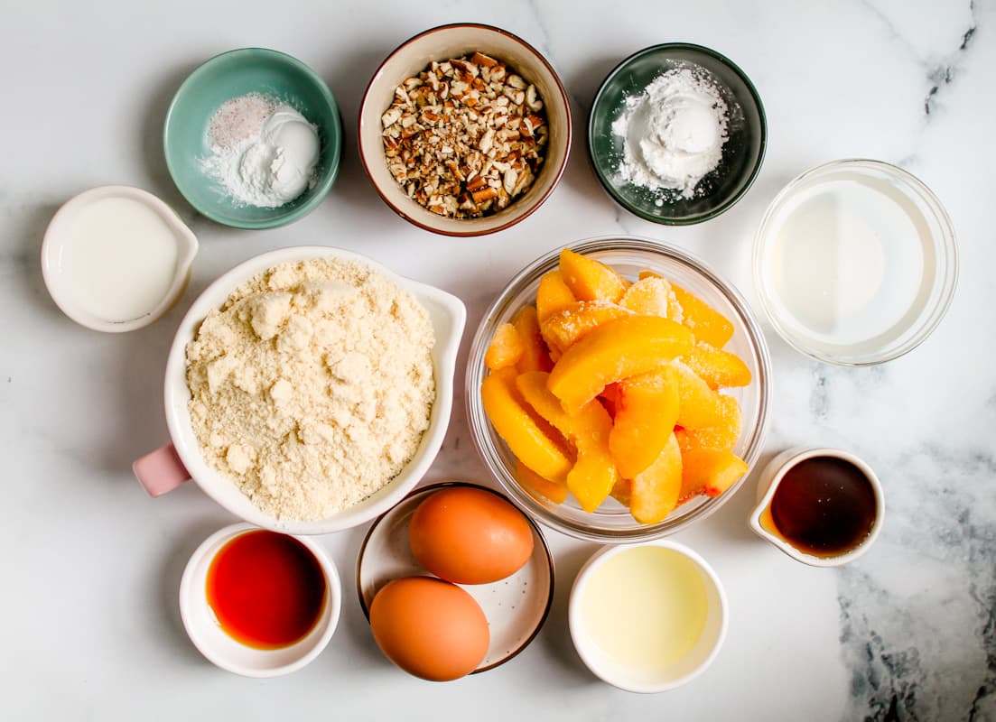 ingredients on a counter.