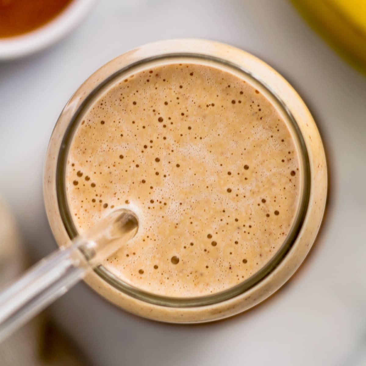 Banana Almond Butter Smoothie - The Honour System