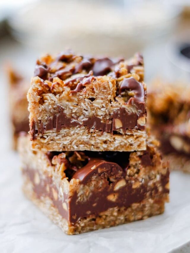 How to Make Chocolate Peanut Butter Oat Bars