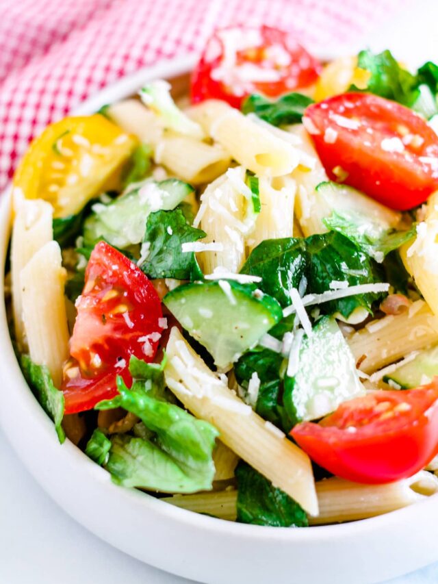 How to Make Pasta Salad – No Mayo!