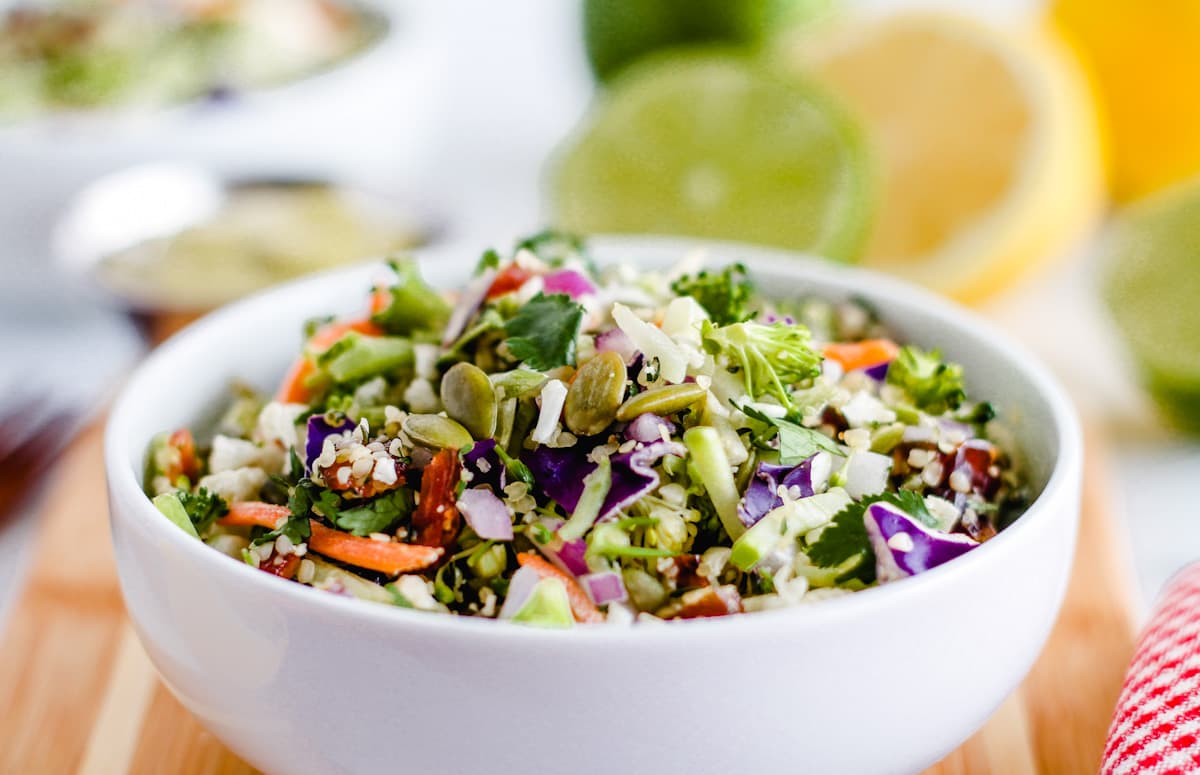 A bowl of detox salad.