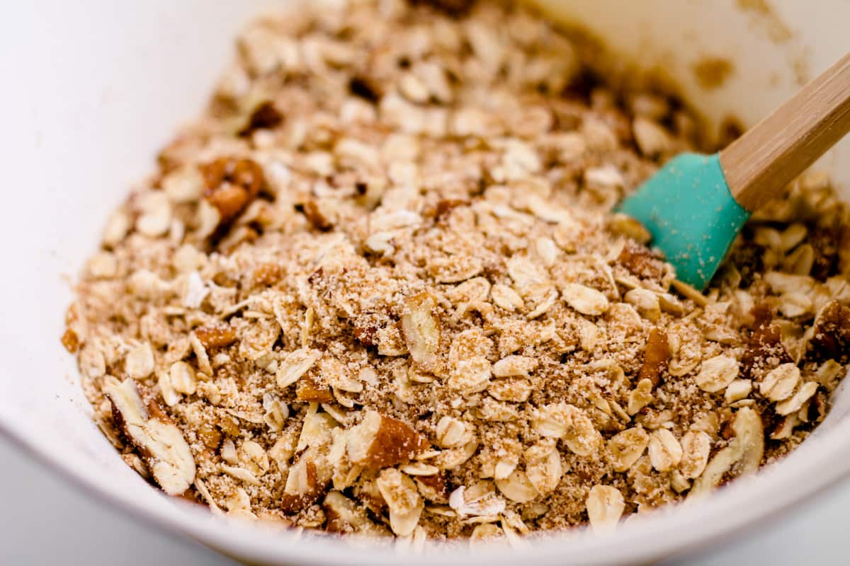 Dry ingredients in a bowl.