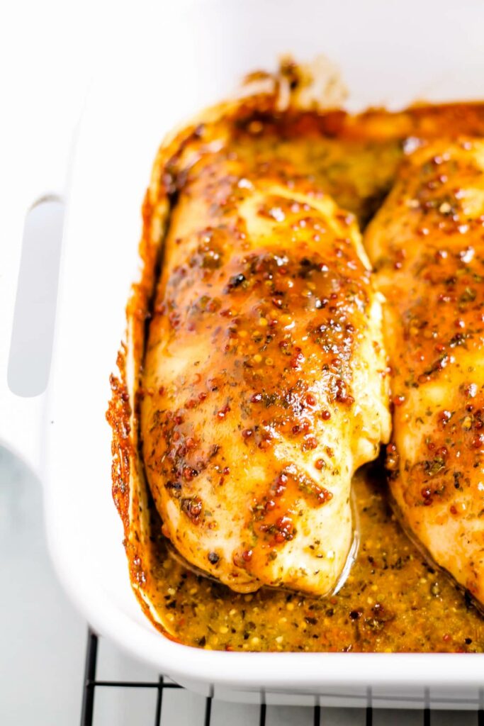 Baked Honey Mustard Chicken - The Honour System