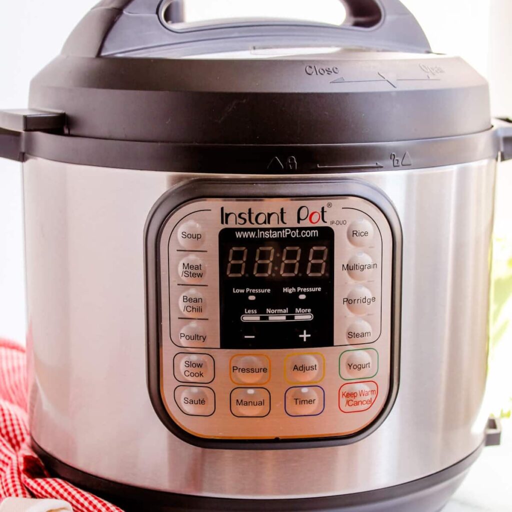 An Instant Pot on a counter.