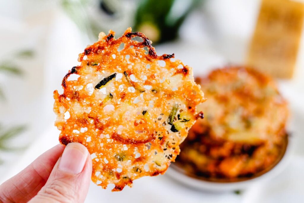 Zucchini Parmesan Crisps - The Honour System