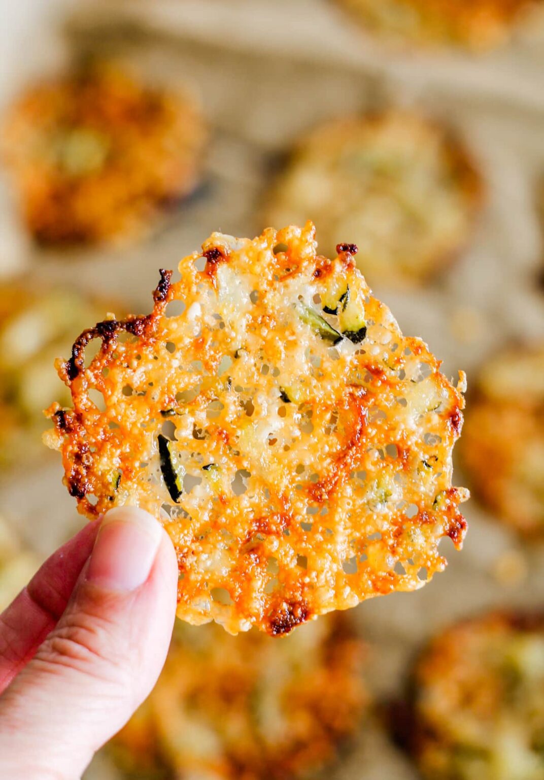 Zucchini Parmesan Crisps - The Honour System