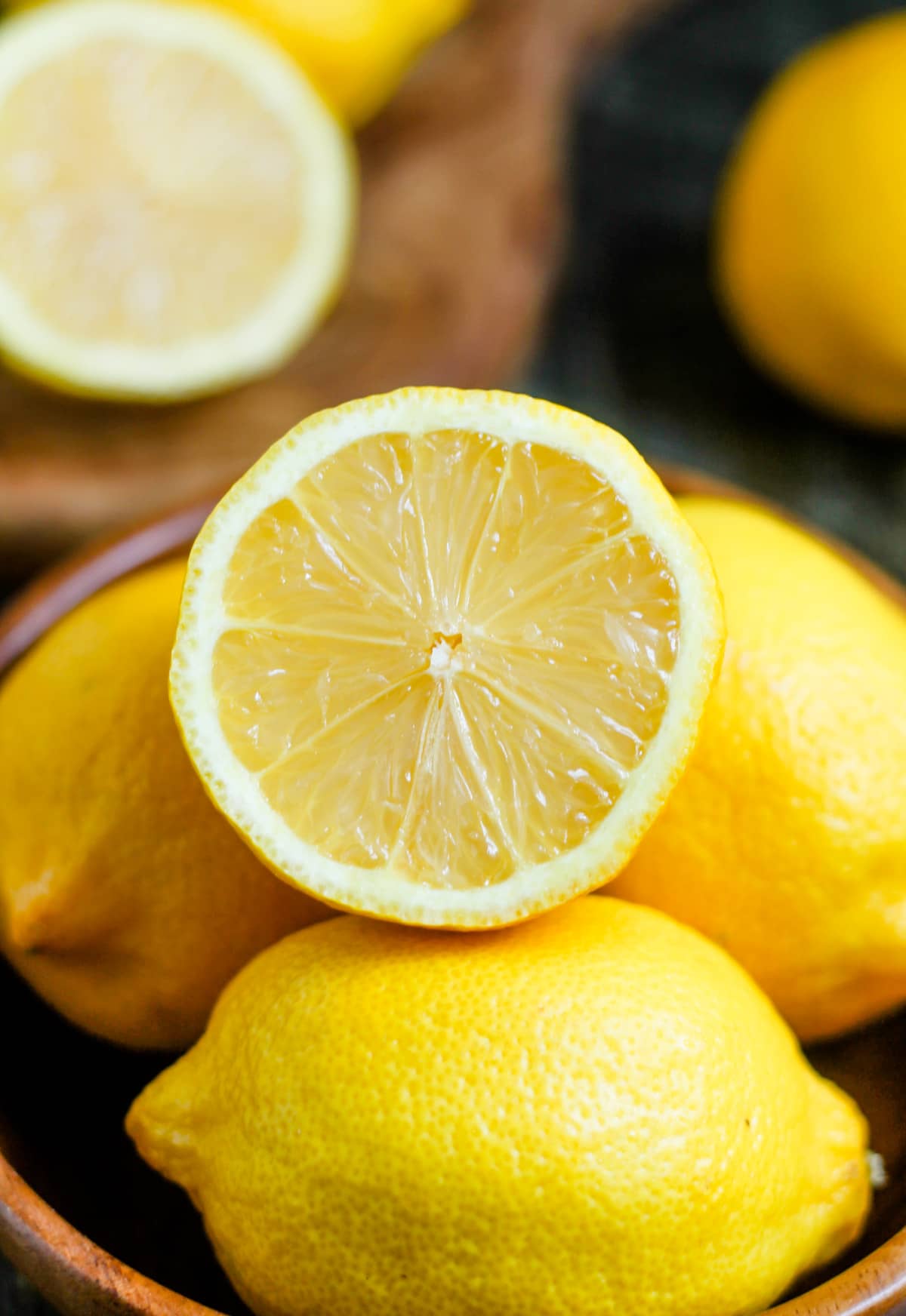 Lemons ready for juice.