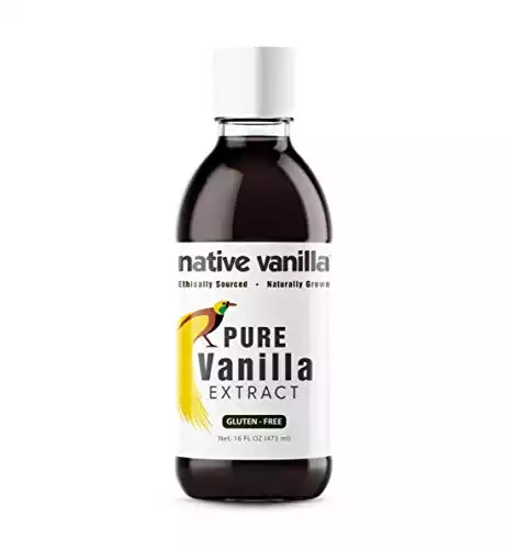Native Vanilla - Extracts Made from Premium Vanilla Bean Pods‚ For Chefs and Home Cooking, Baking, and Dessert Making (Vanilla, 16 Fl Oz (Pack of 1)