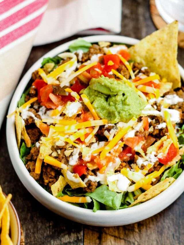 How to Make Taco Salad with Ground Beef
