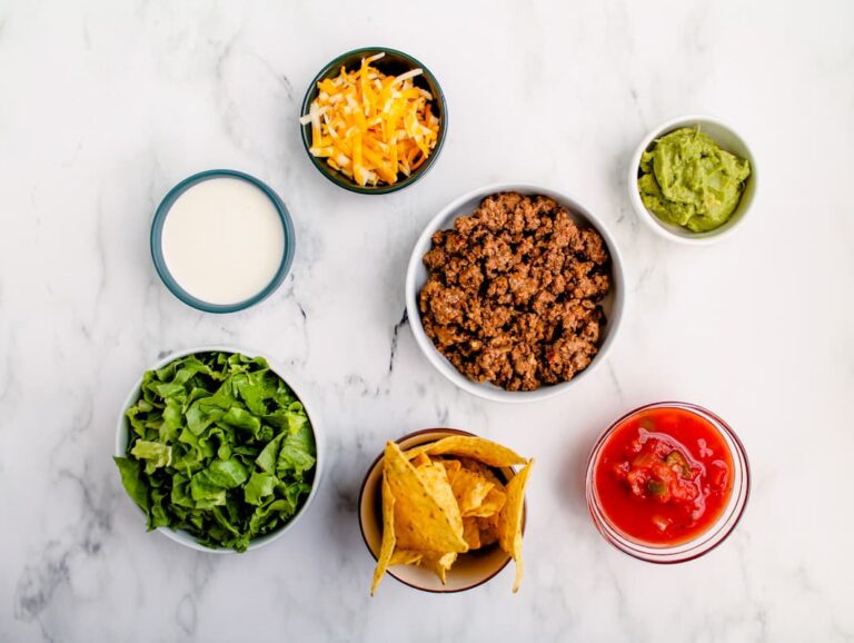 Healthy Taco Salad with Ground Beef - The Honour System
