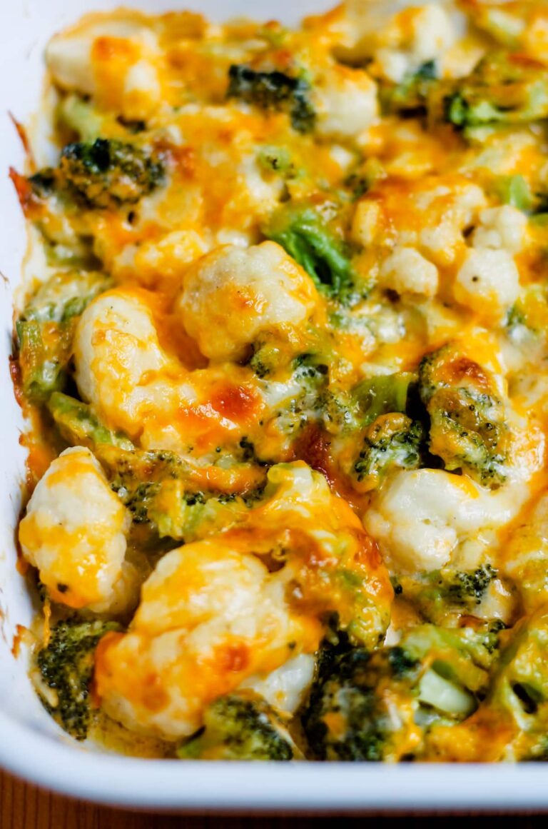 Broccoli Cauliflower Cheese Casserole The Honour System